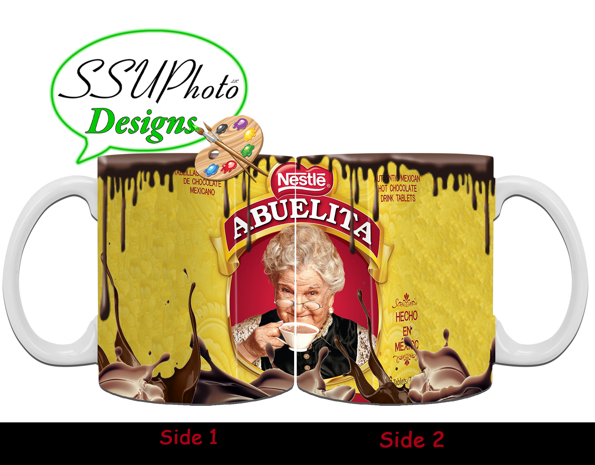 Abuelita Digital Design 11 oz Mug