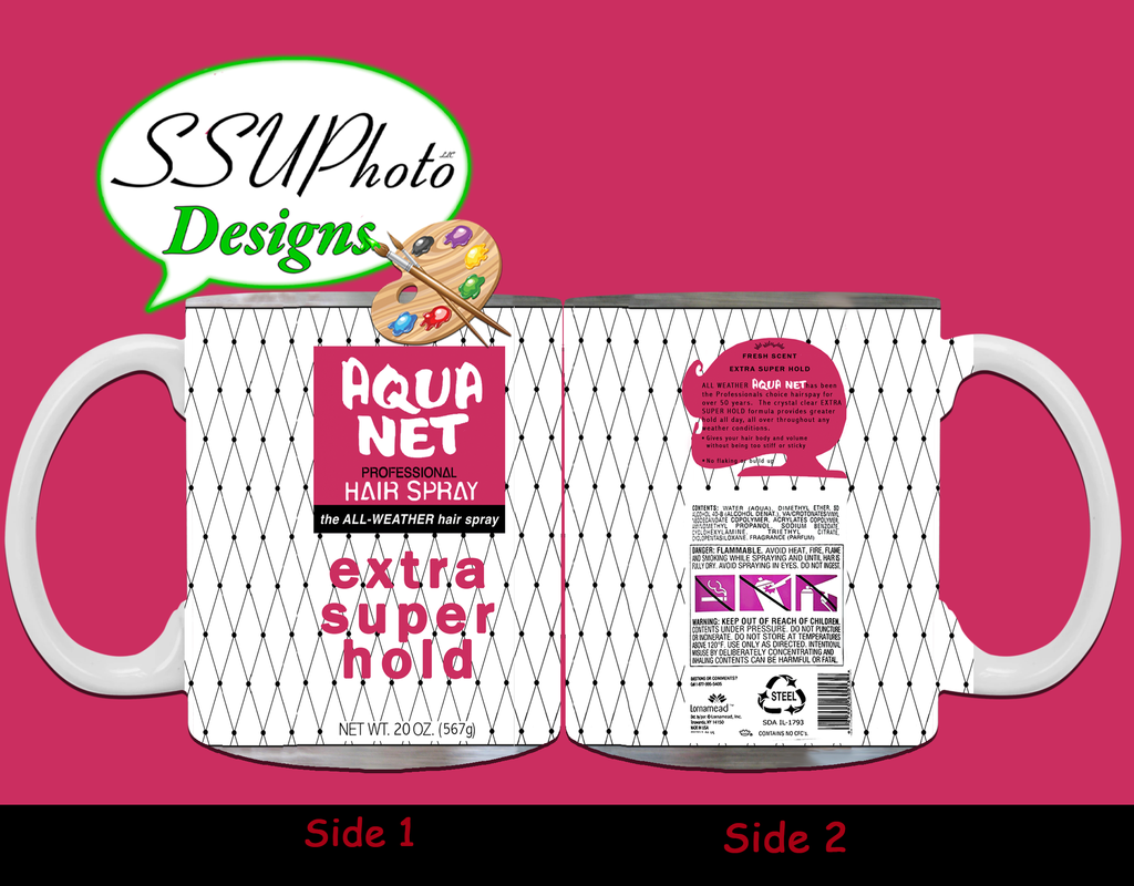 Aqua Net Digital Design 11 oz Mug
