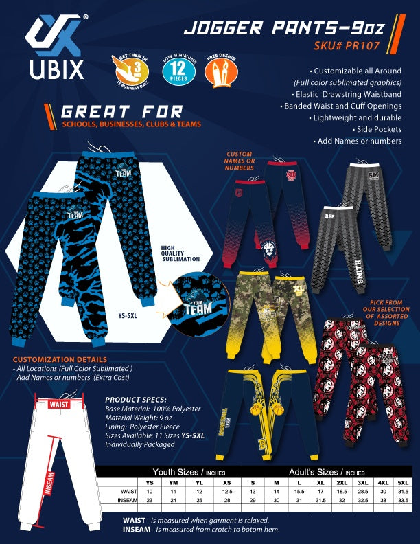 JOGGER PANTS-9oz