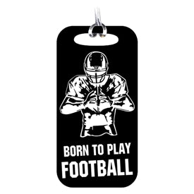 double sided metal luggage tag