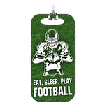 double sided metal luggage tag