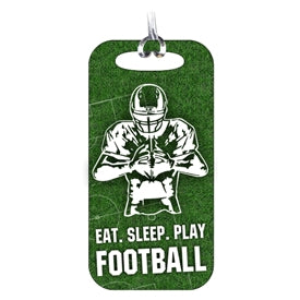 double sided metal luggage tag