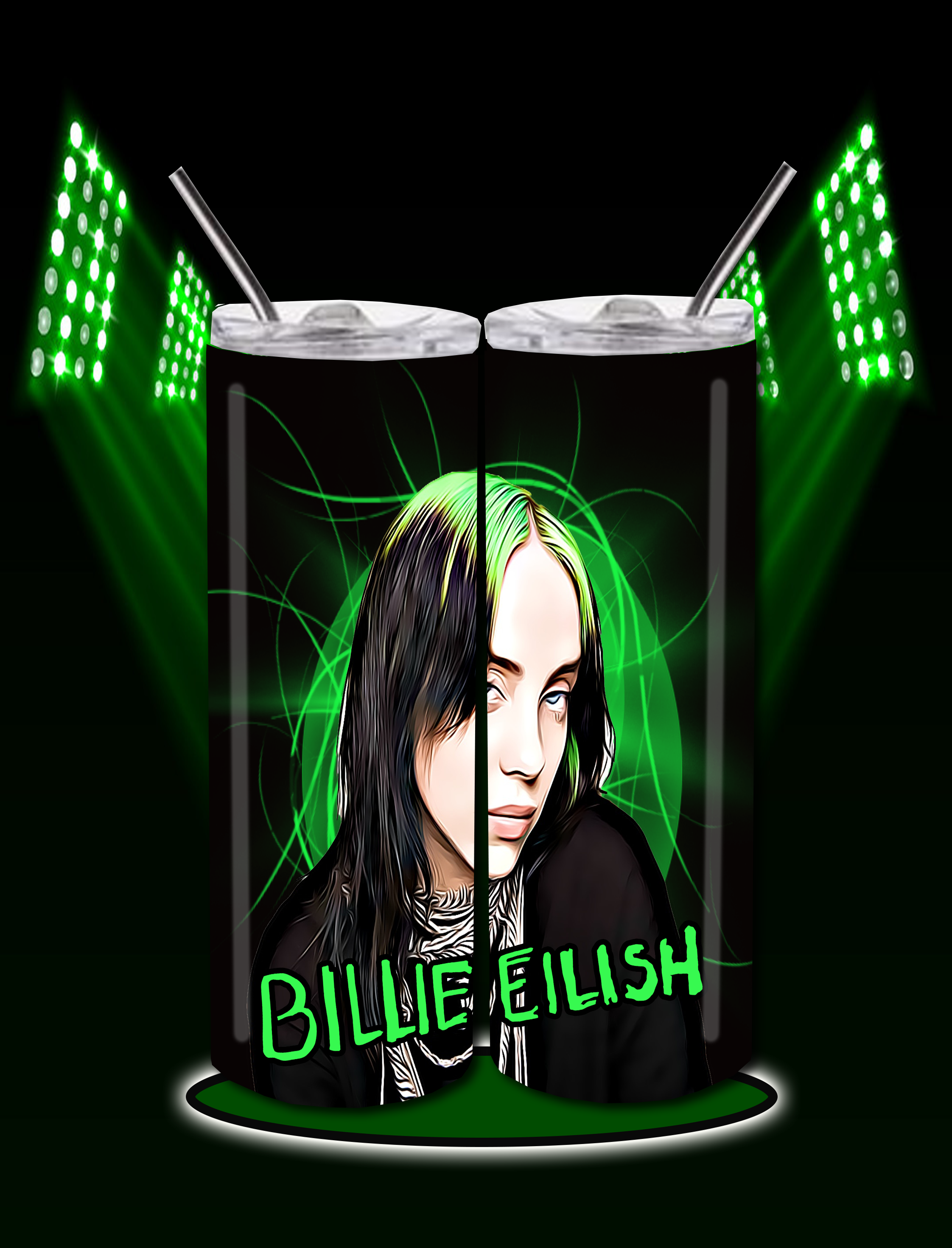 Music Artists Collection 20 OZ Skinny TumblerD Digital Design