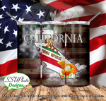 States Collection 20 OZ Skinny TumblerD Digital Design