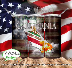 States Collection 20 OZ Skinny TumblerD Digital Design