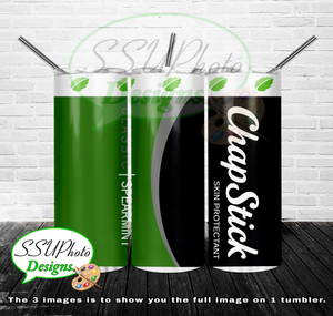 Chapstick Collection 20 OZ Skinny TumblerD Digital Design