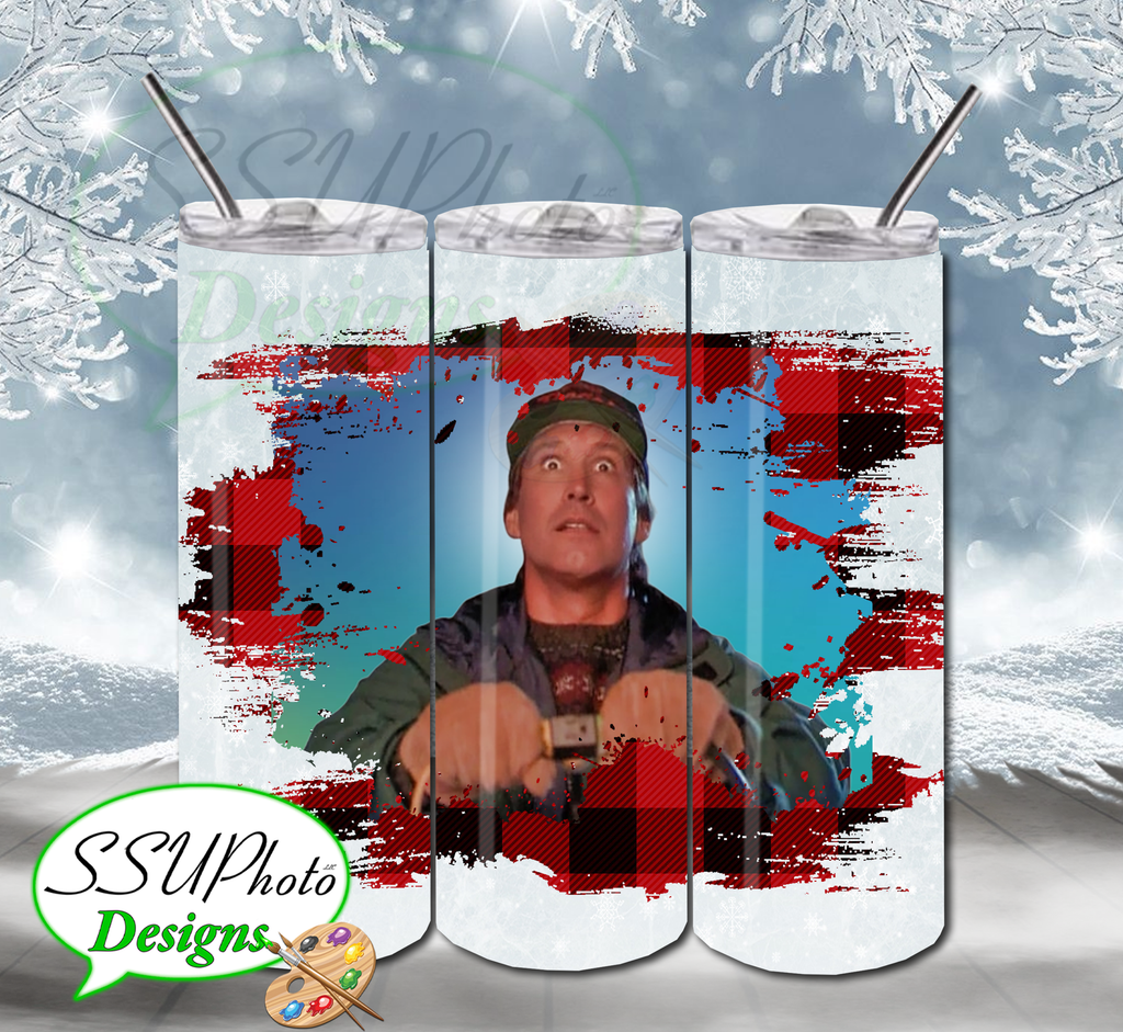 National Lampoon 20 OZ Skinny Tumbler straight