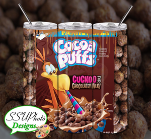 Cereal Cocoa Puffs 20 OZ Skinny Tumbler Straight Digital