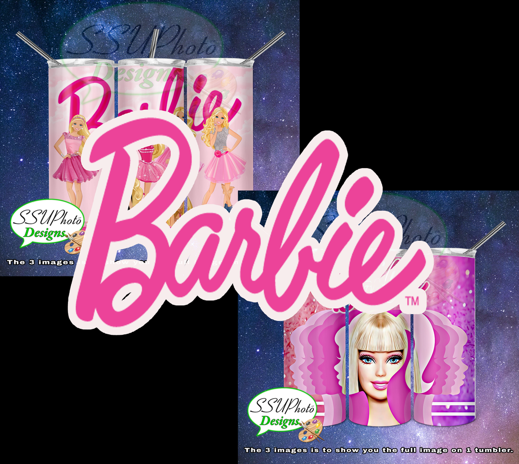 Barbie Collection 20 OZ Skinny TumblerD Digital Design