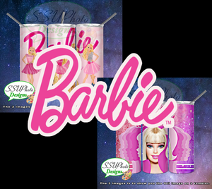 Barbie Collection 20 OZ Skinny TumblerD Digital Design