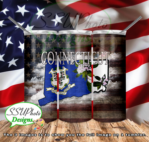 States Collection 20 OZ Skinny TumblerD Digital Design