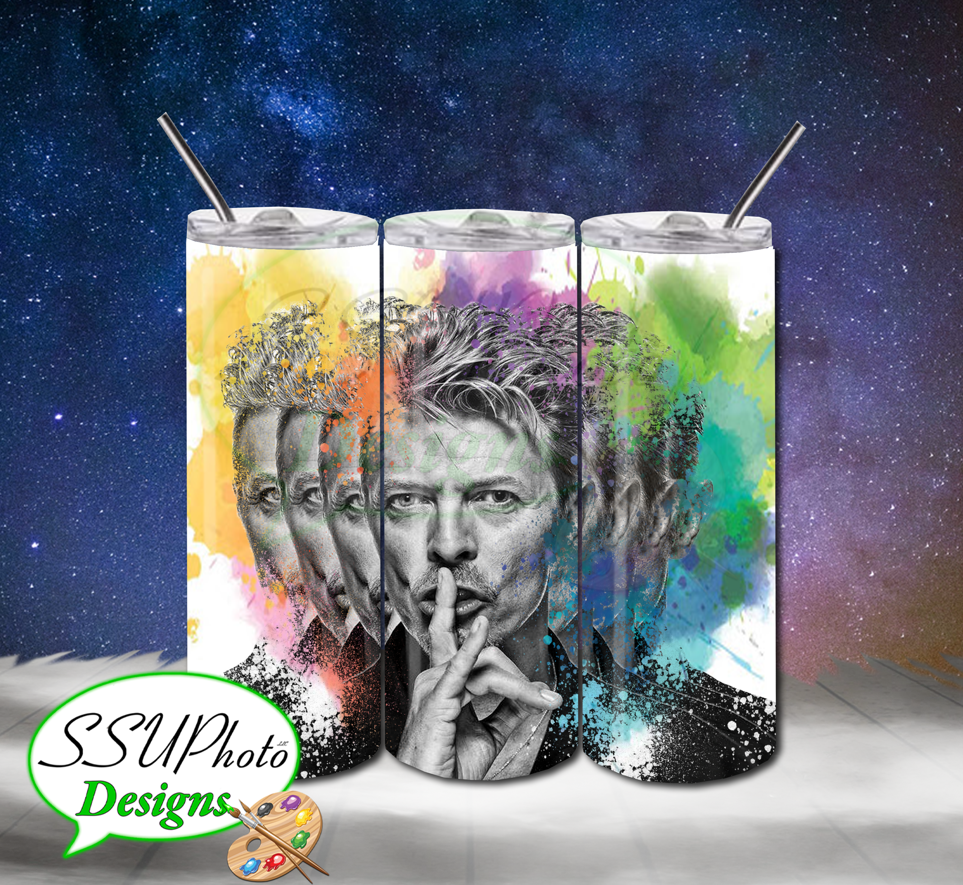 Music Artists Collection 20 OZ Skinny TumblerD Digital Design