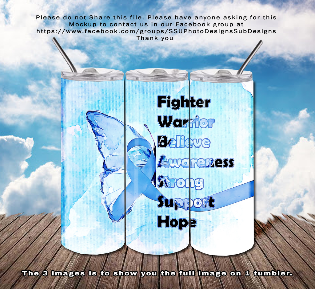 Diabetes Awareness Collection 20 OZ Skinny TumblerD Digital Design