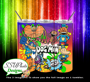 Dogman 20 oz and 30oz OZ Skinny TumblerD Digital Design