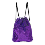 Drawstring personalized photo sequin bags