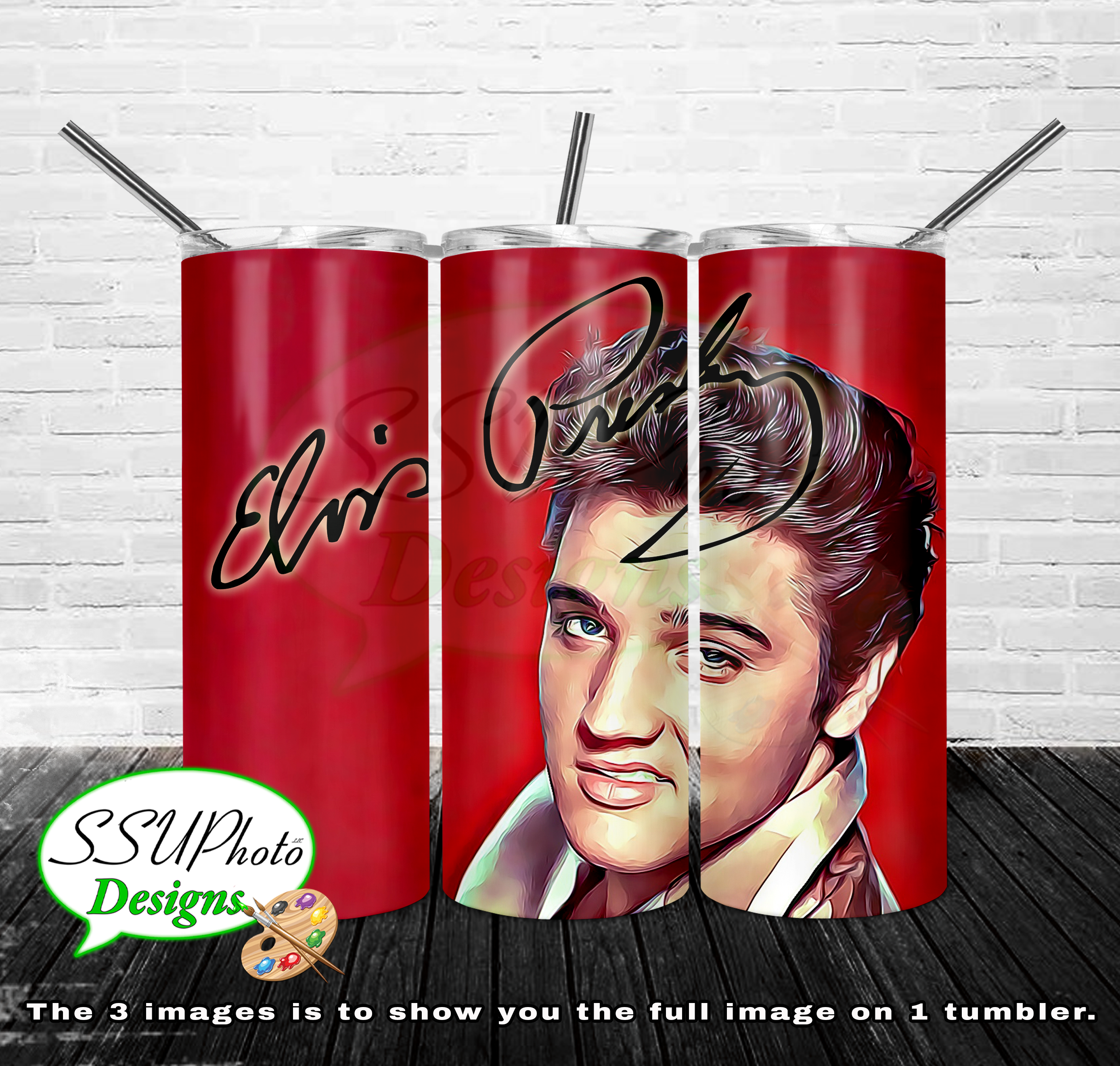 Music Artists Collection 20 OZ Skinny TumblerD Digital Design