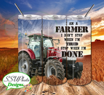 Farmer Collection 20 OZ Skinny TumblerD Digital Design
