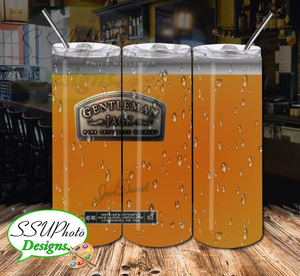 Gentleman Jack 20 OZ Skinny TumblerD Digital Design