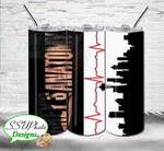 Greys Collection 20 OZ Skinny TumblerD Digital Design
