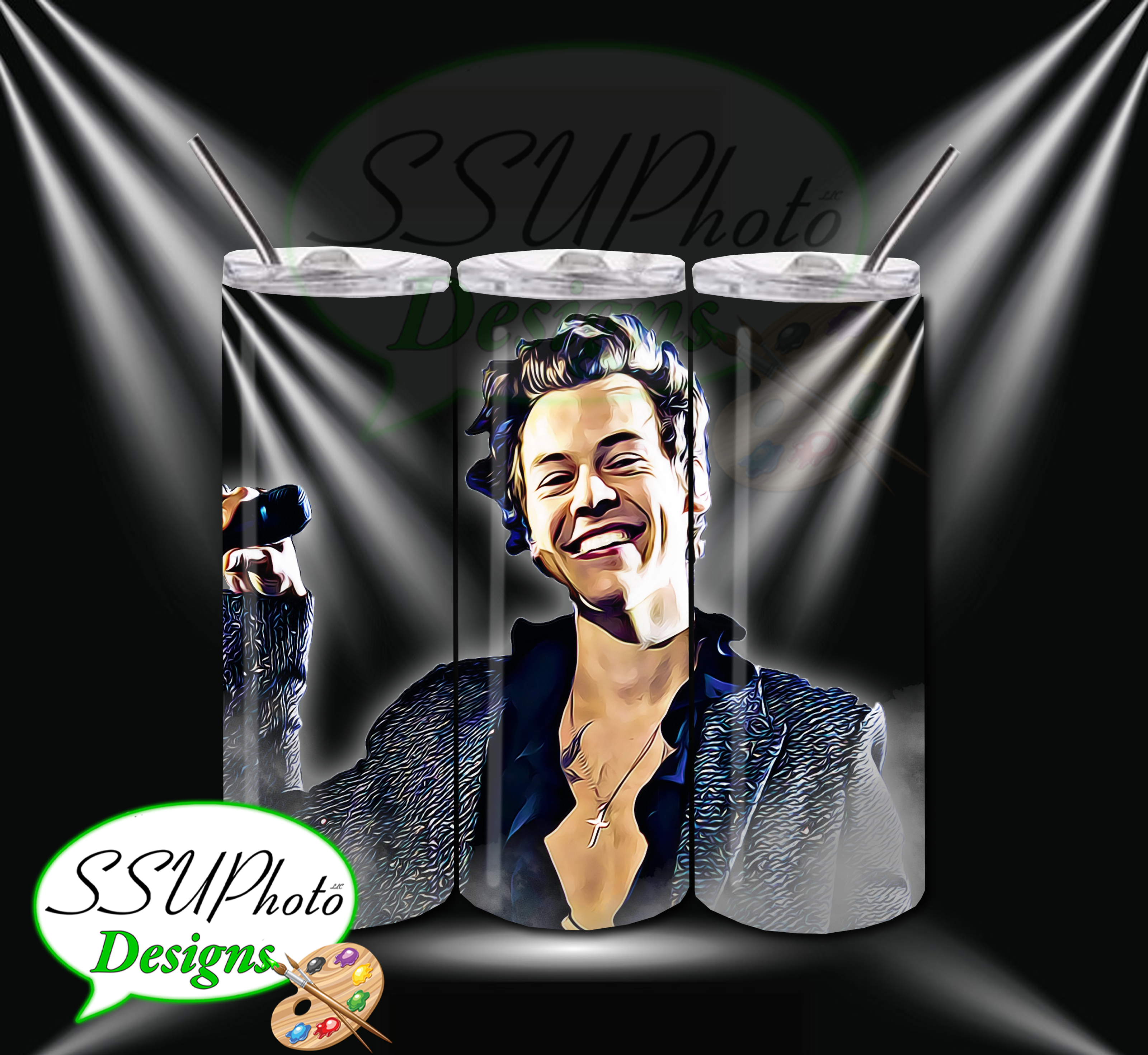 Music Artists Collection 20 OZ Skinny TumblerD Digital Design