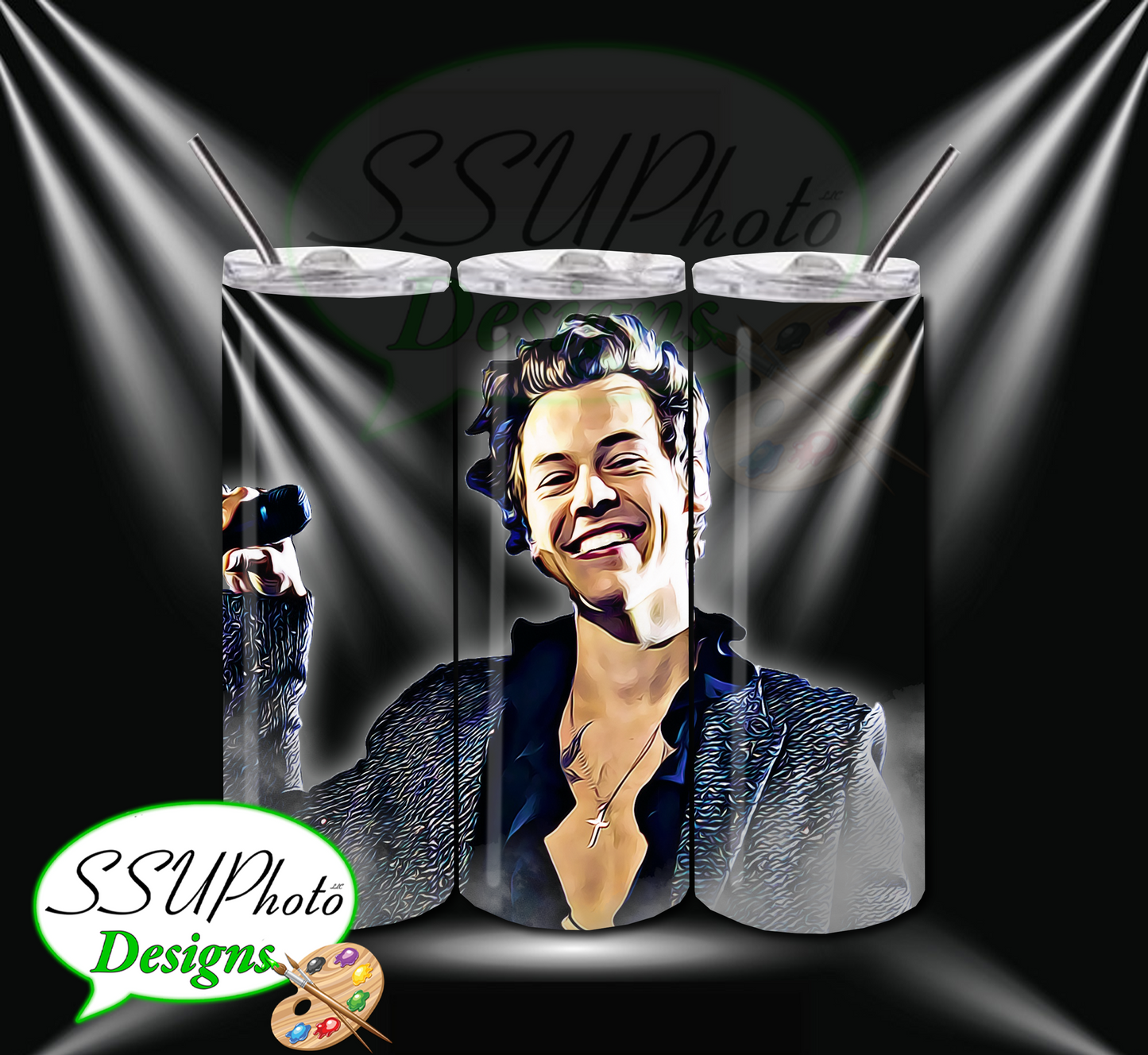 Music Artists Collection 20 OZ Skinny TumblerD Digital Design