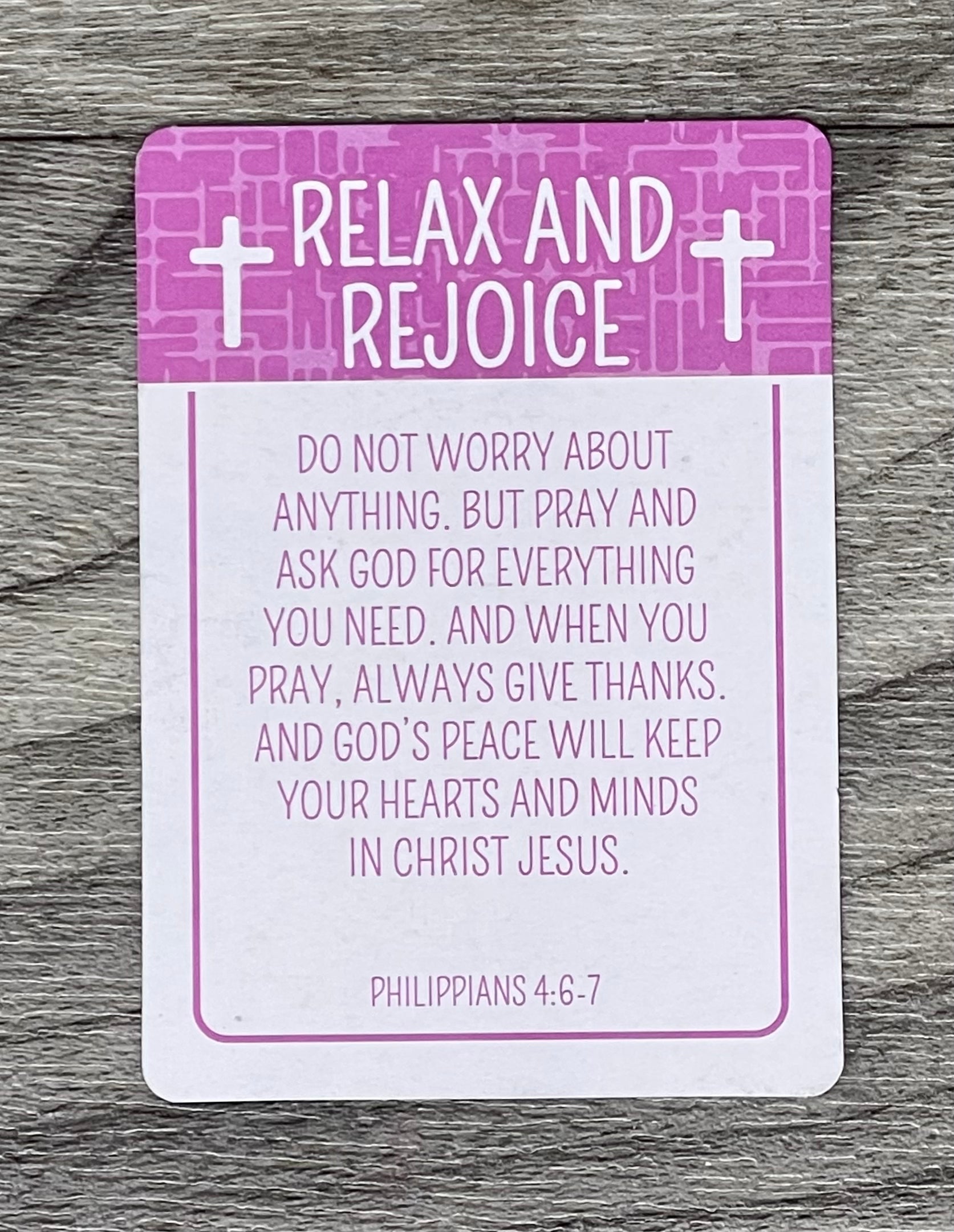 prayer encouragement card