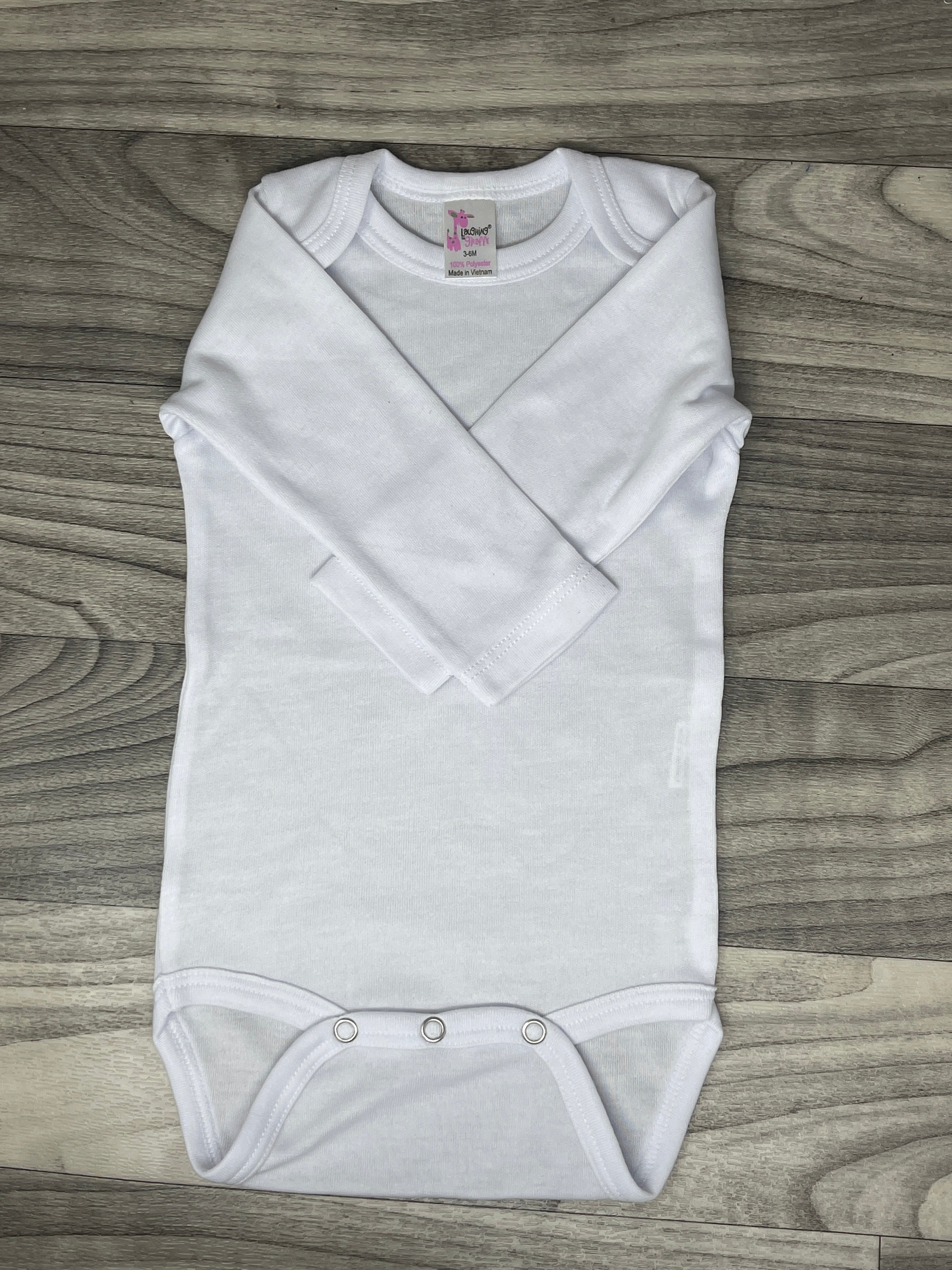 Long Sleeve Onesie Polyester