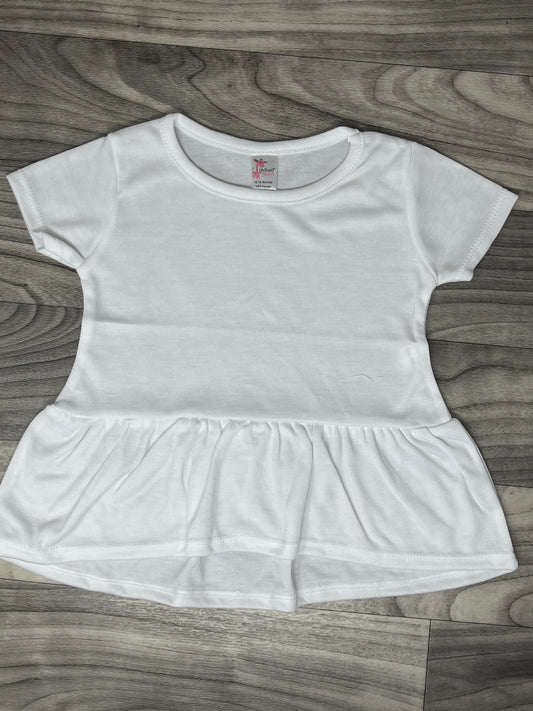 Baby Girls short sleeve Peplum