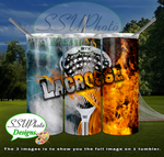 Sports Fire and Ice Collection 20 OZ Skinny TumblerD Digital Design
