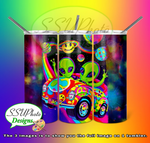 Lisa Frank Collection 20 OZ Skinny TumblerD Digital Design