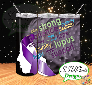 Lupus2 Digital Design 20 OZ Skinny Tumbler
