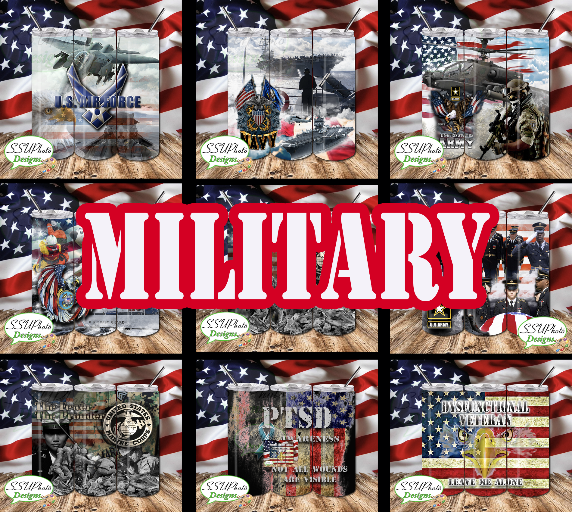 Military US Collection Digital Design