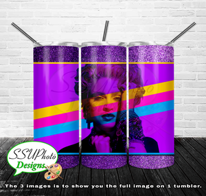 Music Artists Collection 20 OZ Skinny TumblerD Digital Design