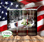 States Collection 20 OZ Skinny TumblerD Digital Design