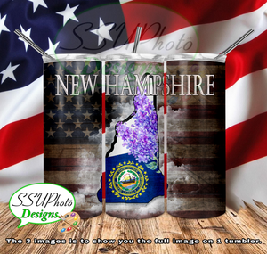 States Collection 20 OZ Skinny TumblerD Digital Design