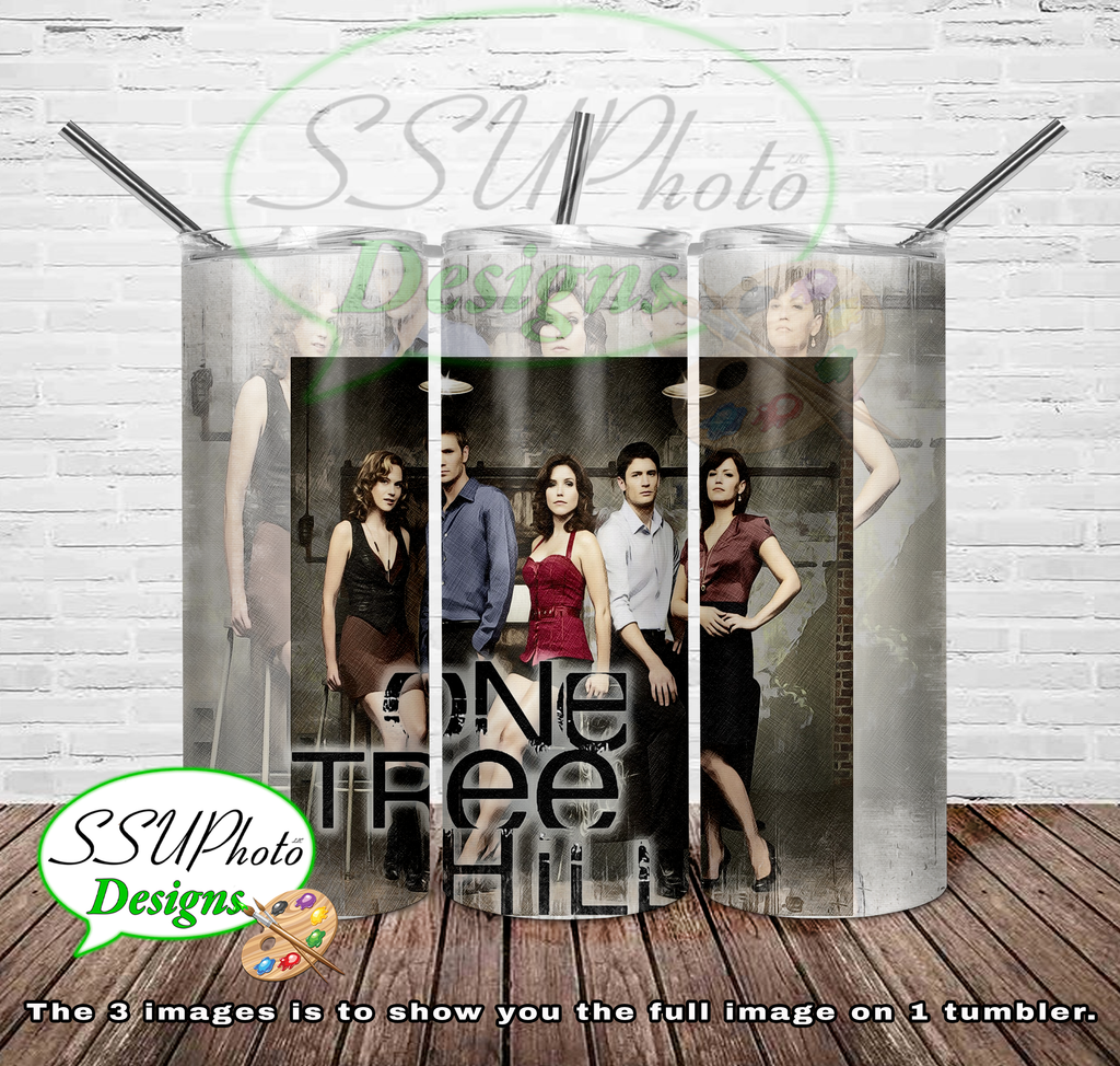 One Tree Hill 20 OZ Skinny TumblerD Digital Design