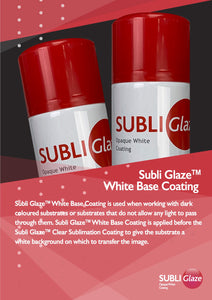 SUBLI GLAZE™ OPAQUE WHITE BASE SPRAY COATING 13.5OZ