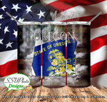 States Collection 20 OZ Skinny TumblerD Digital Design