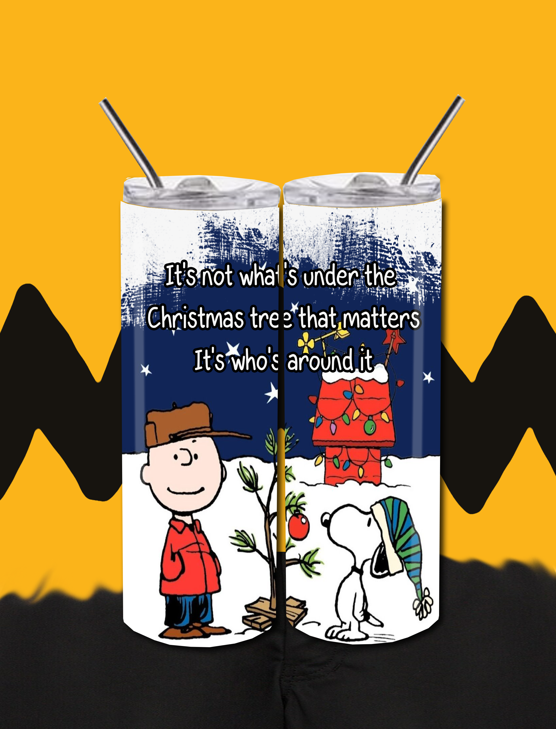 Peanuts Christ Charlie Brown 20 OZ Skinny TumblerD Digital Design