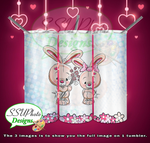 Valentine's Animal Collection 20 OZ Skinny TumblerD Digital Design
