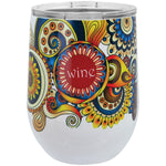 White Sublimation Wine tumblers