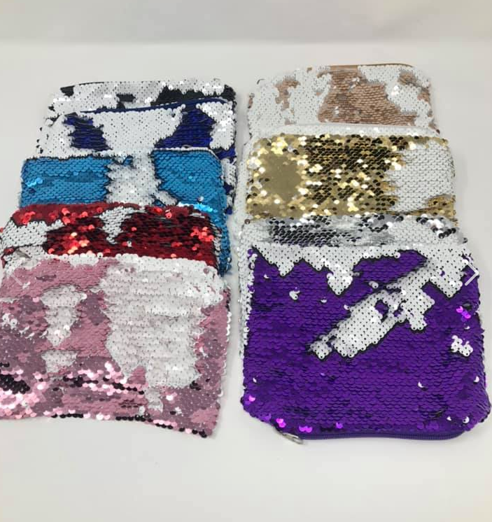 Sequin Makeup Pouch