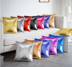 16"x 16" Hidden Message photo Sequin pillowcases