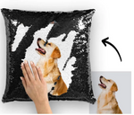 16"x 16" Hidden Message photo Sequin pillowcases