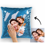 16"x 16" Hidden Message photo Sequin pillowcases
