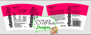 Vitamin water Coffee Cozie  Digital Design