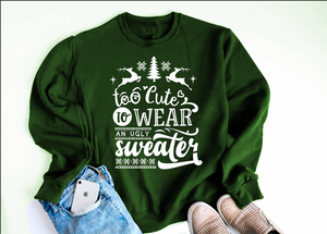 Too Cute to Wear an Ugly Winter Sweater