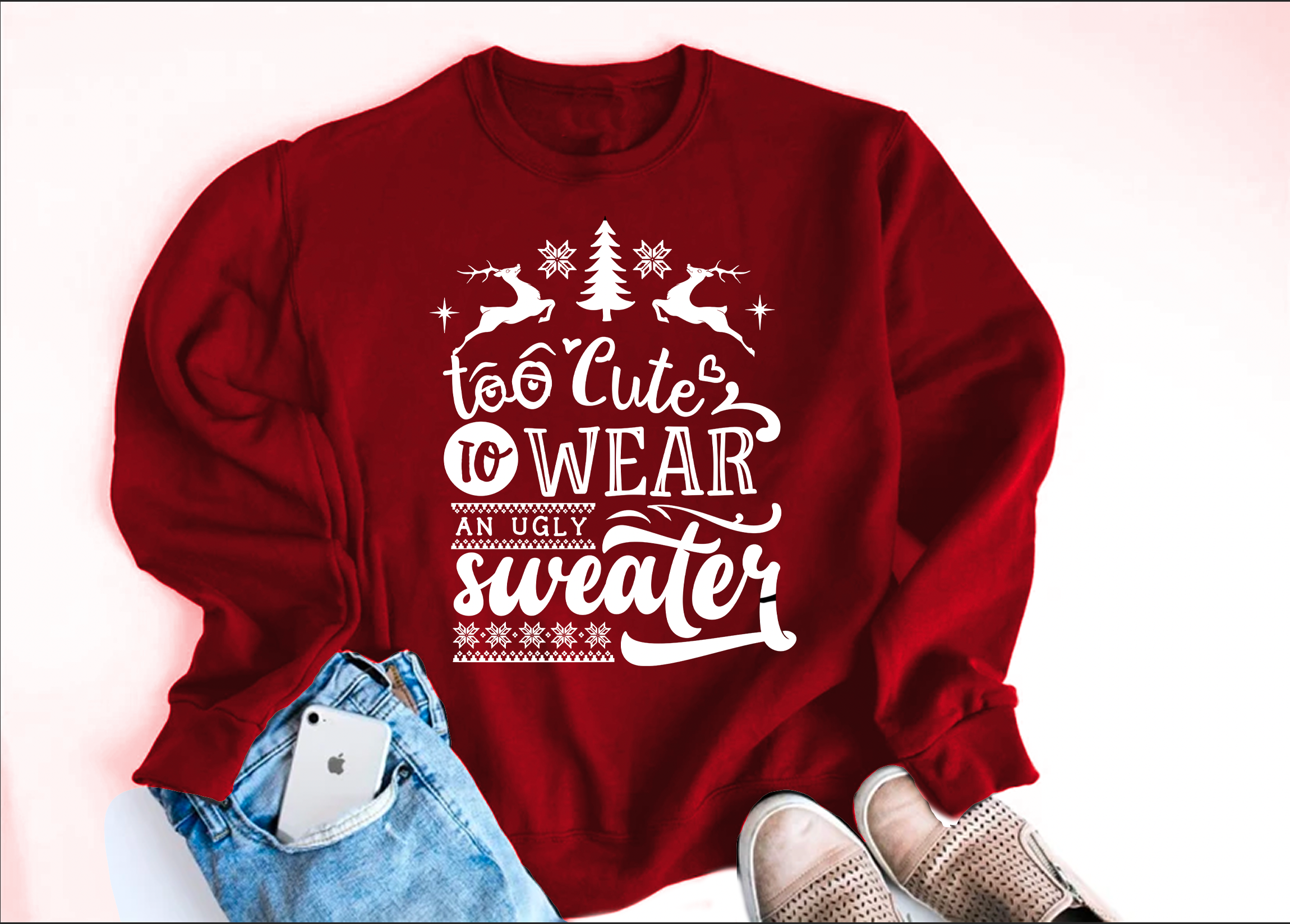 Too Cute to Wear an Ugly Winter Sweater