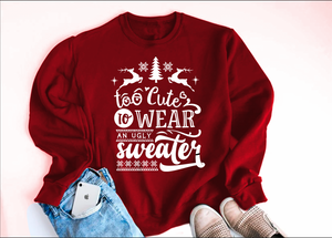 Too Cute to Wear an Ugly Winter Sweater