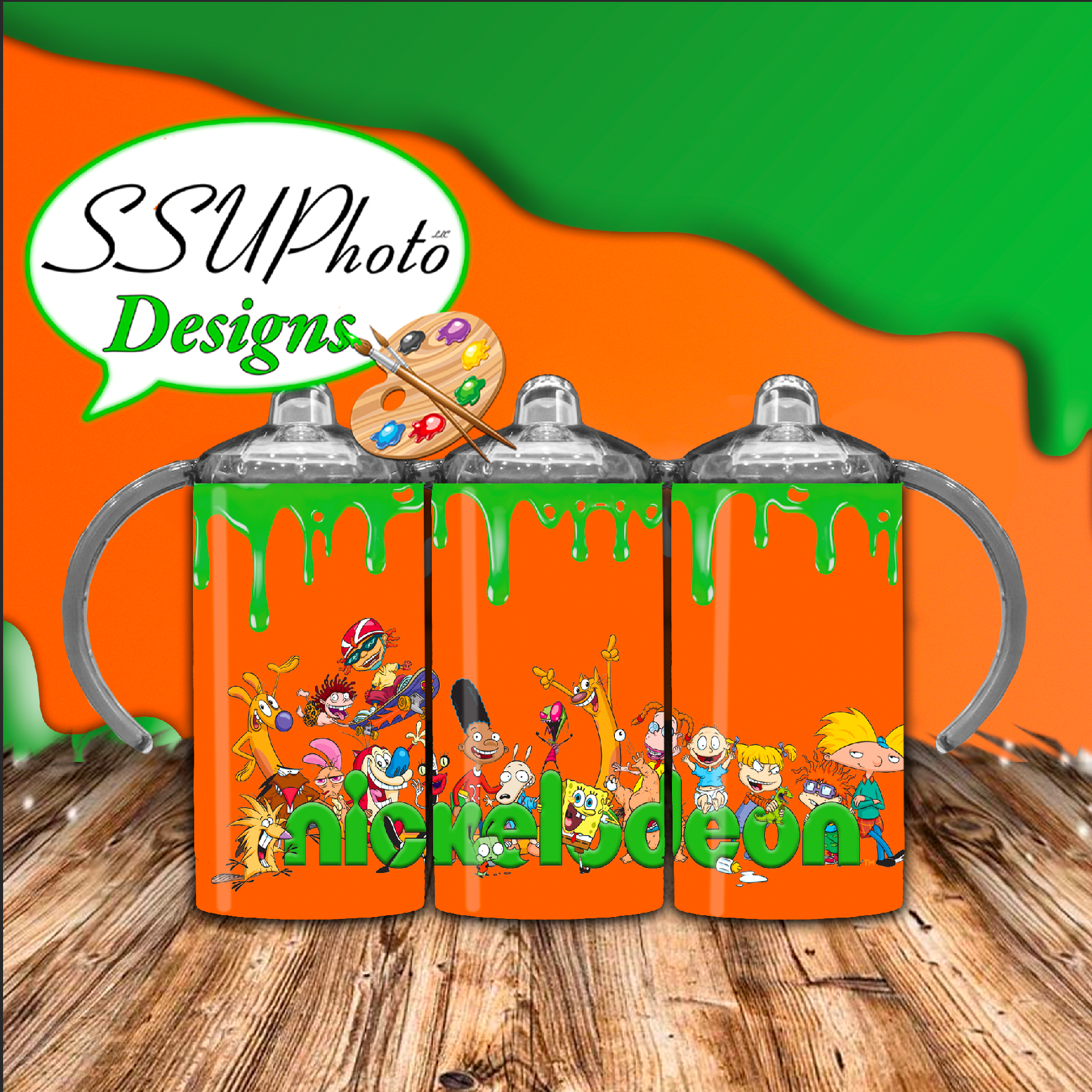 Nic 12oz Sippy Cup "Personalized"